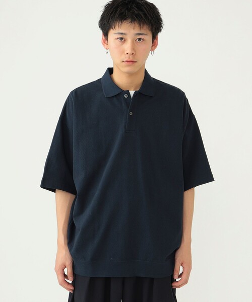 BEAMS（ビームス）の「BEAMS / メッシュ ポロシャツ（ポロシャツ 