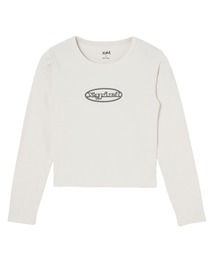 X-girl | EMBLEM OVAL LOGO L/S BABY TEE(Tシャツ/カットソー)