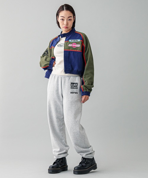 X-girl（エックスガール）の「EMBLEM OVAL LOGO L/S BABY TEE（Tシャツ/カットソー・レディース・ベージュ/ホワイト/ブラック・S/M）」の22枚目の写真