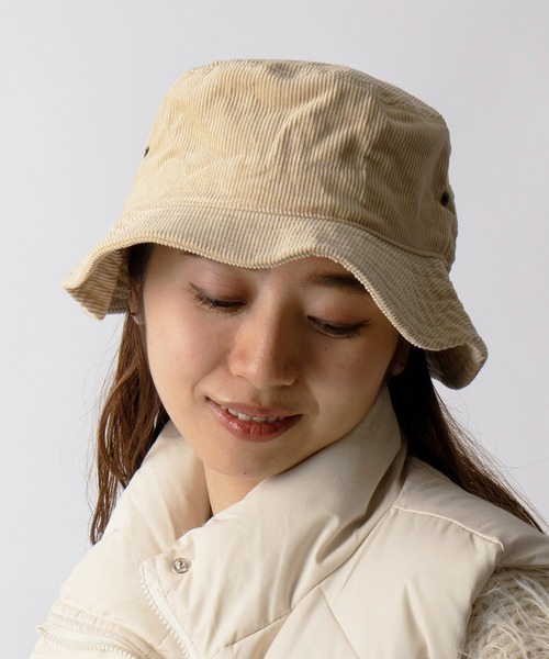 newhattan（ニューハッタン）の「【NEWHATTAN】コーデュロイバケットハット NWHT-H1570 MURS（ハット・レディース・ネイビー/ライトピンク/タン/ブラック/バーガンディー/ダークグレー/ダークグリーン/ダークブラウン/サンドベージュ・L/XL/S/M）」の21枚目の写真