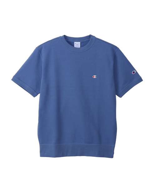 Champion(チャンピオン)の「【Champion/チャンピオン】メンズ ベーシック ショートスリーブクルーネックスウェットシャツ(スウェット・メンズ・ホワイト/オートミール/ネイビー/ブラック/グレー/イエロー系その他/レッド系その他6/ブルー系その他/ライトブラウン/グリーン/スカイブルー・X-LARGE/LARGE/MEDIUM/XX-LARGE/SMALL/X-SMALL)」の9枚目の写真