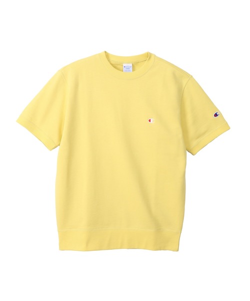 Champion(チャンピオン)の「【Champion/チャンピオン】メンズ ベーシック ショートスリーブクルーネックスウェットシャツ(スウェット・メンズ・ホワイト/オートミール/ネイビー/ブラック/グレー/イエロー系その他/レッド系その他6/ブルー系その他/ライトブラウン/グリーン/スカイブルー・X-LARGE/LARGE/MEDIUM/XX-LARGE/SMALL/X-SMALL)」の10枚目の写真