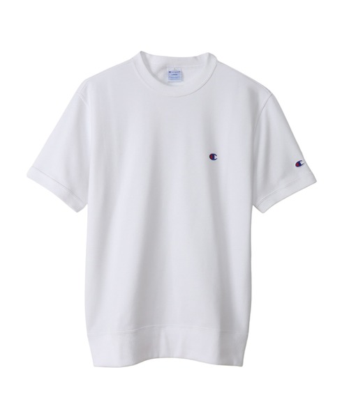 Champion(チャンピオン)の「【Champion/チャンピオン】メンズ ベーシック ショートスリーブクルーネックスウェットシャツ(スウェット・メンズ・ホワイト/オートミール/ネイビー/ブラック/グレー/イエロー系その他/レッド系その他6/ブルー系その他/ライトブラウン/グリーン/スカイブルー・X-LARGE/LARGE/MEDIUM/XX-LARGE/SMALL/X-SMALL)」の2枚目の写真