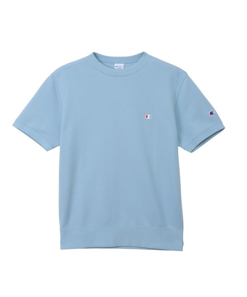Champion(チャンピオン)の「【Champion/チャンピオン】メンズ ベーシック ショートスリーブクルーネックスウェットシャツ(スウェット・メンズ・ホワイト/オートミール/ネイビー/ブラック/グレー/イエロー系その他/レッド系その他6/ブルー系その他/ライトブラウン/グリーン/スカイブルー・X-LARGE/LARGE/MEDIUM/XX-LARGE/SMALL/X-SMALL)」の7枚目の写真