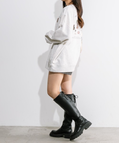 OLIVE des OLIVE(オリーブデオリーブ)の「色々DOGスウェット 1041060010(スウェット・レディース・ミント/アイボリー/オートミール・FREE)」の13枚目の写真