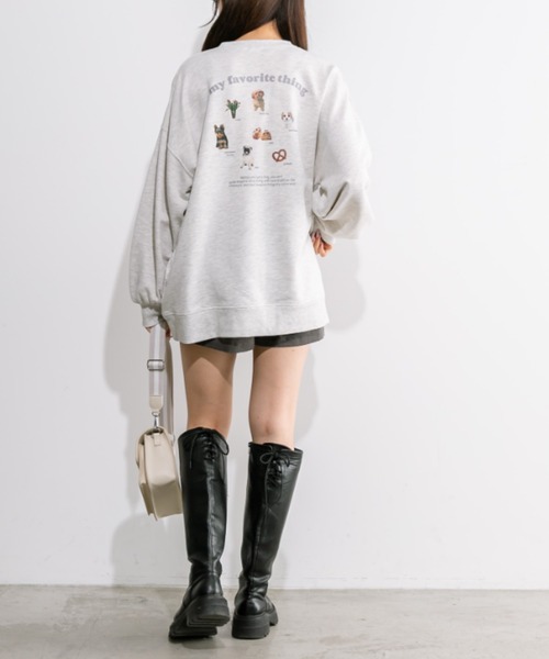 OLIVE des OLIVE(オリーブデオリーブ)の「色々DOGスウェット 1041060010(スウェット・レディース・ミント/アイボリー/オートミール・FREE)」の14枚目の写真