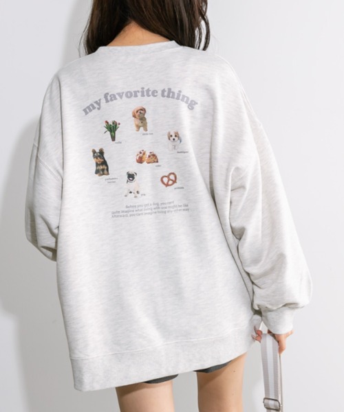 OLIVE des OLIVE(オリーブデオリーブ)の「色々DOGスウェット 1041060010(スウェット・レディース・ミント/アイボリー/オートミール・FREE)」の17枚目の写真