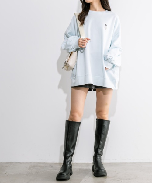 OLIVE des OLIVE(オリーブデオリーブ)の「色々DOGスウェット 1041060010(スウェット・レディース・ミント/アイボリー/オートミール・FREE)」の19枚目の写真