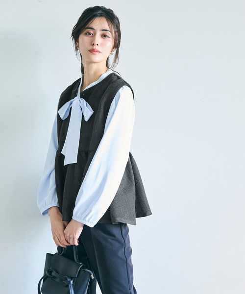 coca（coca）（コカ）の「ツイードフレアベスト（ベスト）」 - WEAR