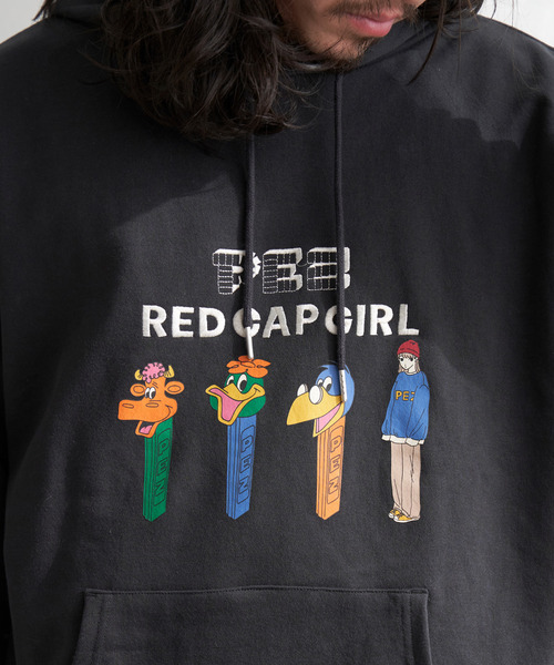 Red Cap Girl(レッドキャプガール)の「PEZ×Red Cap Girl コラボパーカー(パーカー・メンズ・ダークグレー/オフホワイト/ネイビー/ライトグレー・M/L)」の10枚目の写真