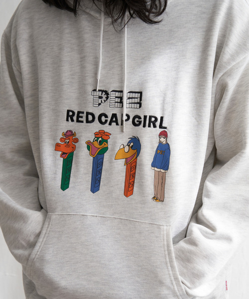 Red Cap Girl(レッドキャプガール)の「PEZ×Red Cap Girl コラボパーカー(パーカー・メンズ・ダークグレー/オフホワイト/ネイビー/ライトグレー・M/L)」の20枚目の写真