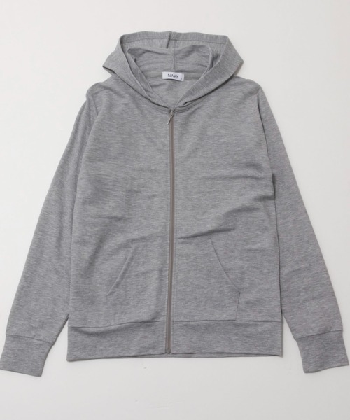 NAVY(ネイビー)の「UVカットパーカー 制菌加工 春夏のUV対策 NAVY(パーカー・レディース・ブルー系その他/ホワイト/杢グレー/ブラック/ピンク系その他/ブラウン系・M/L/XL/S)」の3枚目の写真