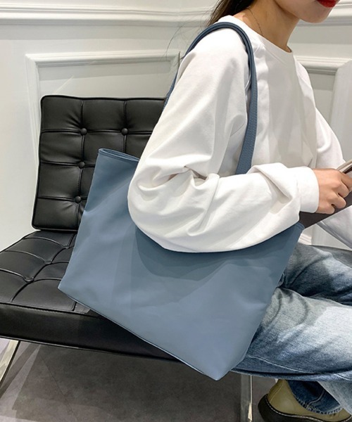 Miniministore（ミニミニストア）の「ナイロントートバッグ レディース 大容量（トートバッグ・レディース・ブラック/ブルー/ピンク/ミント/パープル・FREE）」の7枚目の写真