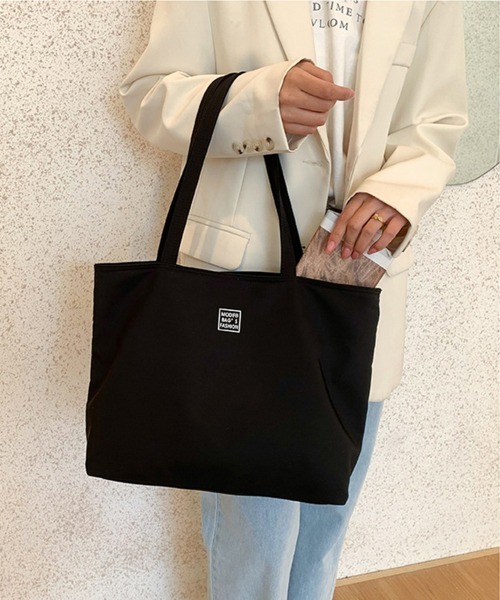 Miniministore（ミニミニストア）の「ナイロントートバッグ レディース 大容量（トートバッグ・レディース・ブラック/ブルー/ピンク/ミント/パープル・FREE）」の9枚目の写真