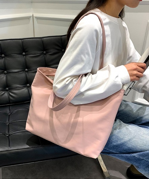 Miniministore（ミニミニストア）の「ナイロントートバッグ レディース 大容量（トートバッグ・レディース・ブラック/ブルー/ピンク/ミント/パープル・FREE）」の13枚目の写真