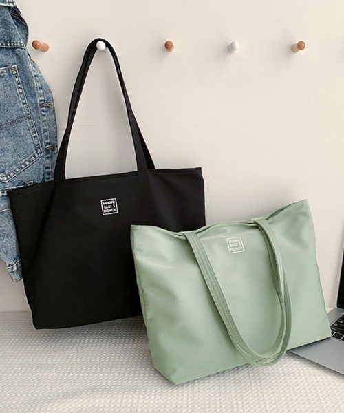 Miniministore（ミニミニストア）の「ナイロントートバッグ レディース 大容量（トートバッグ・レディース・ブラック/ブルー/ピンク/ミント/パープル・FREE）」の18枚目の写真