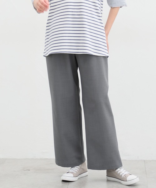 Honeys(ハニーズ)の「イージーストレートパンツ(股下67cm)(その他パンツ・レディース・アイボリー/ブラック/杢グレー/ミント/ベージュ・S/M/L/LL)」の15枚目の写真