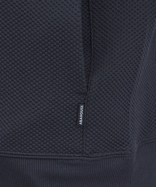 ABAHOUSE GRAY(アバハウスグレイ)の「【セットアップ対応】ハニカムメッシュ パーカー(パーカー・メンズ・モカ/グレイッシュベージュ/ブラック/グレイッシュブルー・46/48)」の14枚目の写真