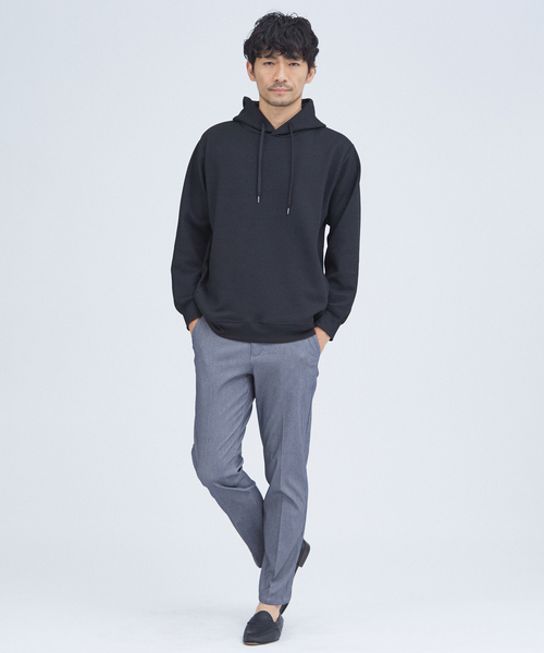 ABAHOUSE GRAY(アバハウスグレイ)の「【セットアップ対応】ハニカムメッシュ パーカー(パーカー・メンズ・モカ/グレイッシュベージュ/ブラック/グレイッシュブルー・46/48)」の17枚目の写真