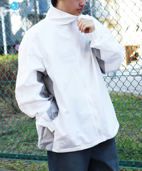 WESTSEA（ウエストシー）の「ナイロン フルジップブルゾン（ナイロンジャケット・メンズ・ブラック/サックスブルー/オフホワイト/グレー・M/L）」の2枚目の写真