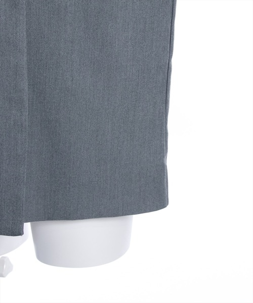 clear（クリア）の「ダブルジャケット[セットアップ可能]≪2024SS新作≫（テーラードジャケット・レディース・グレー/ブラック/アイボリー・F）」の4枚目の写真