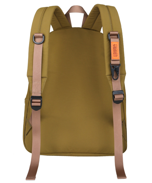 UNIVERSAL OVERALL(ユニバーサルオーバーオール)の「【UNIVERSALOVERALL / ユニバーサルオーバーオール】Wrinkled nylon ruck sack / デイリーバックパック 30L / UVO-190(バックパック/リュック・メンズ・ブラック/ダークベージュ・フリー)」の6枚目の写真