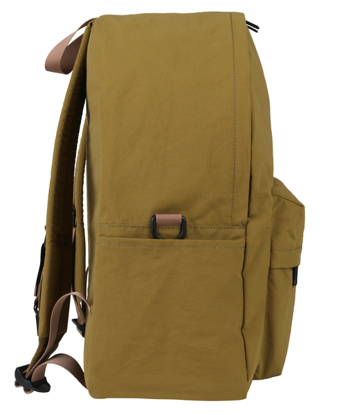 UNIVERSAL OVERALL(ユニバーサルオーバーオール)の「【UNIVERSALOVERALL / ユニバーサルオーバーオール】Wrinkled nylon ruck sack / デイリーバックパック 30L / UVO-190(バックパック/リュック・メンズ・ブラック/ダークベージュ・フリー)」の8枚目の写真