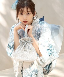 Dita | ころんと大人かわいい。レース巾着【W】(和装小物)