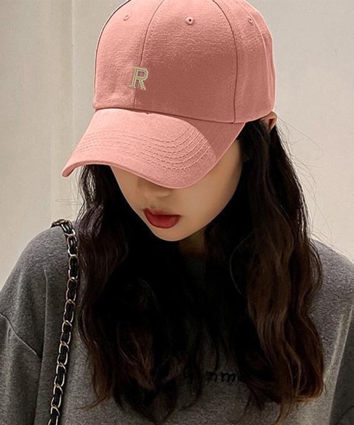 Miniministore（ミニミニストア）の「キャップ 英字ロゴ レディース 韓国（キャップ・レディース・ホワイト/ブラック/ライトピンク/ブラウン/ピンク/ベージュ/ブルー・FREE）」の19枚目の写真