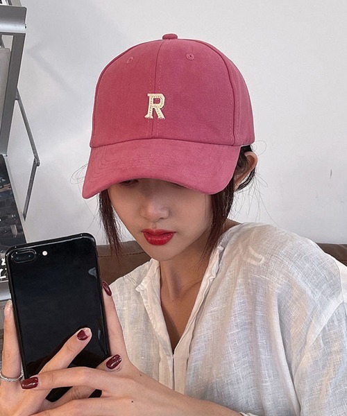 Miniministore（ミニミニストア）の「キャップ 英字ロゴ レディース 韓国（キャップ・レディース・ホワイト/ブラック/ライトピンク/ブラウン/ピンク/ベージュ/ブルー・FREE）」の9枚目の写真