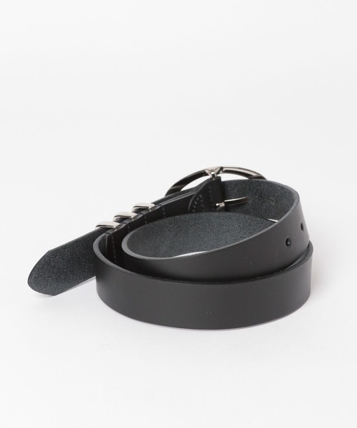 HARE(ハレ)の「サークルバックルベルト(HARE)(ベルト・メンズ・ブラック・FREE)」の2枚目の写真