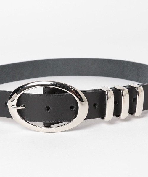 HARE(ハレ)の「サークルバックルベルト(HARE)(ベルト・メンズ・ブラック・FREE)」の3枚目の写真