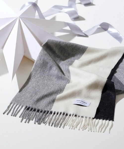 【セール】【カシミヤ100%】ピュアカシミヤセパレートマフラー（マフラー）｜tk.TAKEO KIKUCHI（ティーケータケオキクチ）