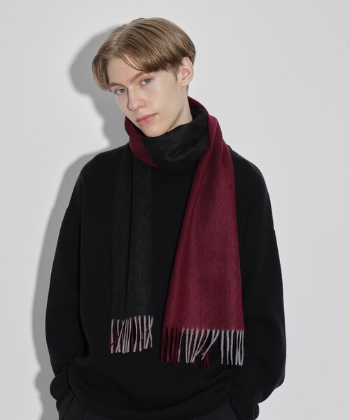 【セール】【カシミヤ100%】ピュアカシミヤセパレートマフラー（マフラー）｜tk.TAKEO KIKUCHI（ティーケータケオキクチ）