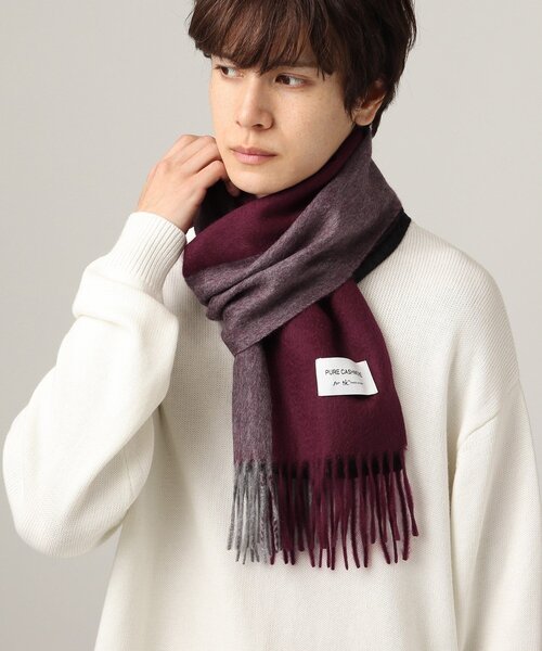 【セール】【カシミヤ100%】ピュアカシミヤセパレートマフラー（マフラー）｜tk.TAKEO KIKUCHI（ティーケータケオキクチ）