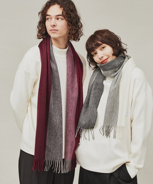【セール】【カシミヤ100%】ピュアカシミヤセパレートマフラー（マフラー）｜tk.TAKEO KIKUCHI（ティーケータケオキクチ）