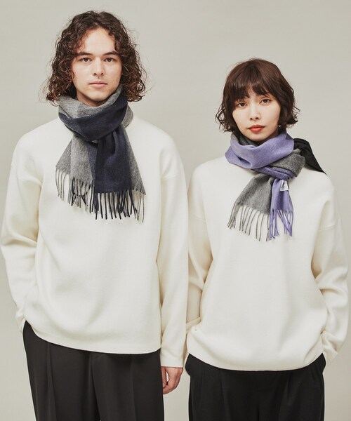 【セール】【カシミヤ100%】ピュアカシミヤセパレートマフラー（マフラー）｜tk.TAKEO KIKUCHI（ティーケータケオキクチ）