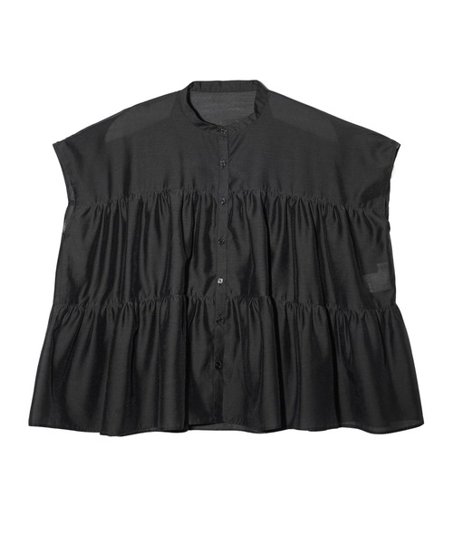 MILKFED.（ミルクフェド）の「TIERED BLOUSE（シャツ/ブラウス・レディース・ブラック/パープル/ブルー・ONE SIZE）」の10枚目の写真