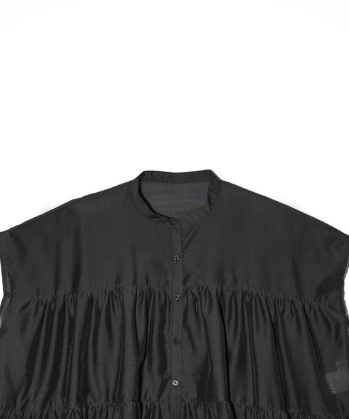 MILKFED.（ミルクフェド）の「TIERED BLOUSE（シャツ/ブラウス・レディース・ブラック/パープル/ブルー・ONE SIZE）」の12枚目の写真