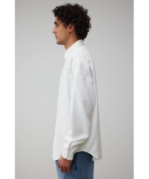 AZUL by moussy(アズールバイマウジー)の「ツイルジェネラルシャツ(シャツ/ブラウス・メンズ・ホワイト/ブルー/ブルー系その他/ブラック系その他/ホワイト系その他/グレー系その他・FREE)」の11枚目の写真