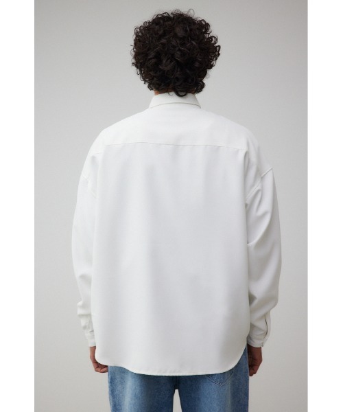 AZUL by moussy(アズールバイマウジー)の「ツイルジェネラルシャツ(シャツ/ブラウス・メンズ・ホワイト/ブルー/ブルー系その他/ブラック系その他/ホワイト系その他/グレー系その他・FREE)」の12枚目の写真