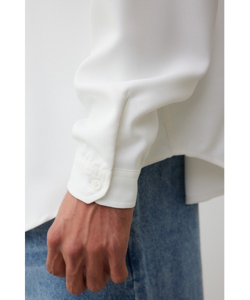 AZUL by moussy(アズールバイマウジー)の「ツイルジェネラルシャツ(シャツ/ブラウス・メンズ・ホワイト/ブルー/ブルー系その他/ブラック系その他/ホワイト系その他/グレー系その他・FREE)」の15枚目の写真