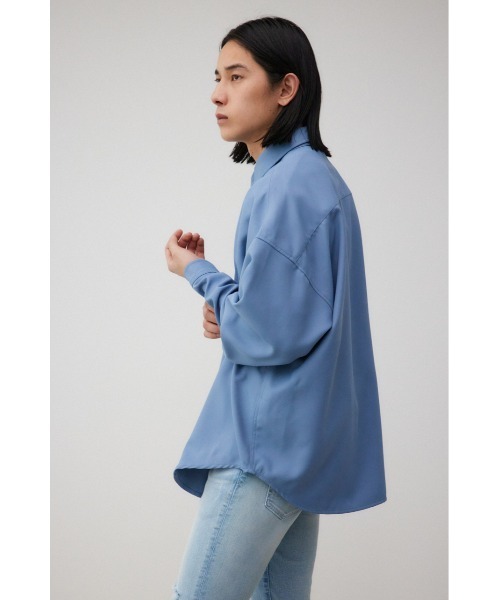 AZUL by moussy(アズールバイマウジー)の「ツイルジェネラルシャツ(シャツ/ブラウス・メンズ・ホワイト/ブルー/ブルー系その他/ブラック系その他/ホワイト系その他/グレー系その他・FREE)」の18枚目の写真