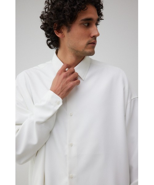 AZUL by moussy(アズールバイマウジー)の「ツイルジェネラルシャツ(シャツ/ブラウス・メンズ・ホワイト/ブルー/ブルー系その他/ブラック系その他/ホワイト系その他/グレー系その他・FREE)」の9枚目の写真