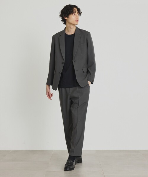 【PUBLIC TOKYO】GRトロピカルスリムジャケット セットアップ PUBLIC TOKYO（パブリックトウキョウ）の「〈セットアップ対応