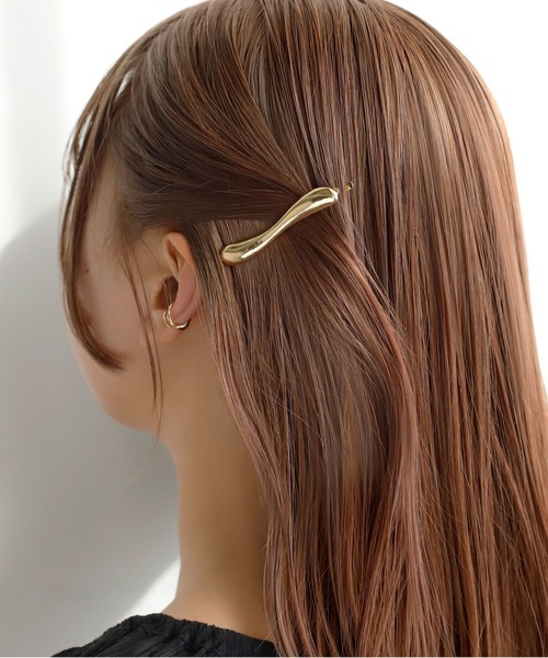 ANEMONE（アネモネ）の「ニュアンスメタルヘアピン[2本セット]（その他ヘアアクセサリー・レディース・シルバー/ゴールド・FREE）」の8枚目の写真