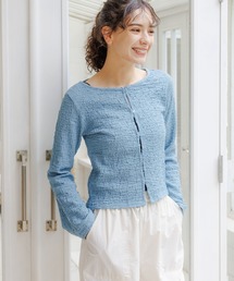 LAKOLE | カットジャガードショートカーディガン / 111315(カーディガン/ボレロ)