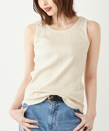 SHIPS Colors（シップス カラーズ）の「SHIPS Colors:ランダムテレコ 2WAY タンクトップ◇（タンクトップ・レディース）」