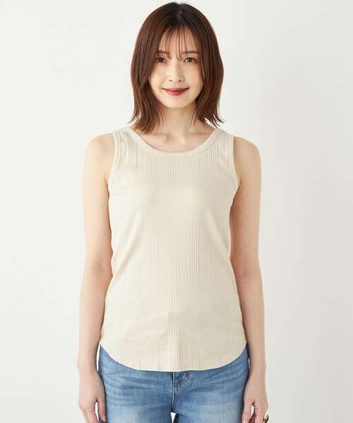 【入手困難】Lady's 米国 直輸入　紺TAILスコート＆タンクトップセット SHIPS Colors:ランダムテレコ 2WAY タンクトップ◇（タンク