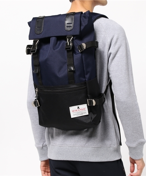 MAKAVELIC（マキャベリック）の「【Ciaopanic】【MAKAVELIC】　TRUCKSDOUBLEDAY（バックパック/リュック・メンズ・ネイビー/その他2/その他1/ブラック/その他・FREE）」の7枚目の写真